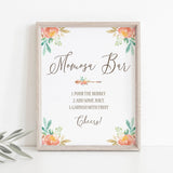 Tribal baby shower decorations momosa bar sign by LittleSizzle