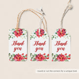 Holiday thank you tags printable by LittleSizzle