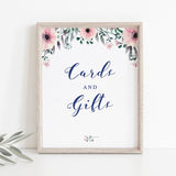 Floral gift table sign printable by LittleSizzle