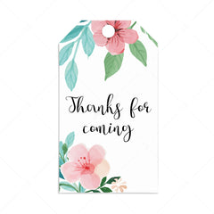 Baby shower favor tags for girl by LittleSizzle