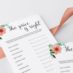 Watercolor baby shower games by LittleSizzle
