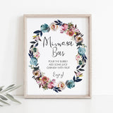 Flower shower mimosa bar sign instant download PDF by LittleSizzle