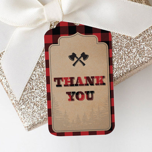 Printable thank you labels rustic party by LittleSizzle