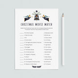 Christmas Office Party Game Printable Movie Match by LittleSizzle