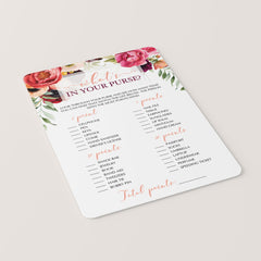 funny bridal shower game cards