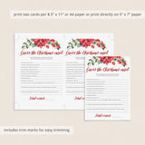 Christmas Party Games for Family Printable