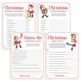 Family Christmas Party Games Printable by LittleSizzle