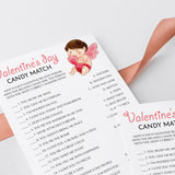 Fun Valentine's Day Game Candy Match Printable