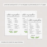 Whats on your phone game printable by LittleSizzle