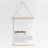 Galentine Definition Print Digital Download