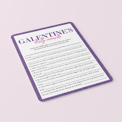 Adult Galentine's Day Game Dirty Minds Printable