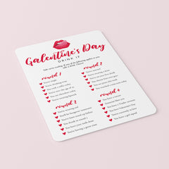Galentine's Day Drinking Game for Adults
