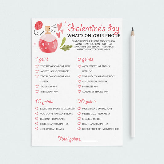 Zoom Galentines Day Party Game Whats On Your Phone by LittleSizzle