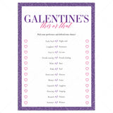 Printable Galentine's Day Game This or That Digital Download by LittleSizzle