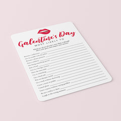 Adult Galentines Day Games Pack Printable
