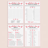 Galantine's Day Party Games Bundle Printable & Virtual by LittleSizzle