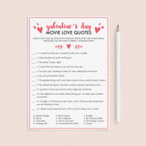 Galentine's Day Chickflick Game Instant Download by LittleSizzle