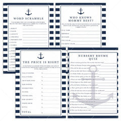 Printable baby shower games for boys by LittleSizzle