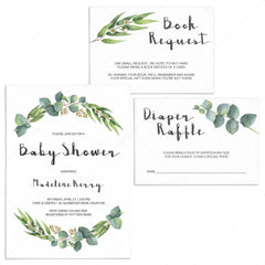 Gender neutral baby shower invitation set by LittleSizzle