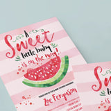 Watermelon Baby Shower Invitation for Girl