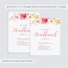 DIY girl baby shower ideas floral theme by LittleSizzle