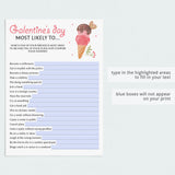 Fun Galentines Day Game for Zoom & Printable