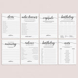 Girl First Birthday Games Bundle Printable by LittleSizzle
