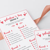 Galentine's Day Drinking Game Printable & Virtual Files