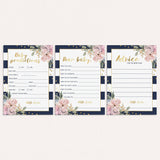 Download navy pink and gold baby shower games by LittleSizzle