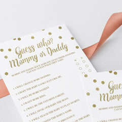 Instant download mommy or daddy quiz by LittleSizzle
