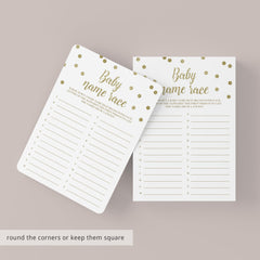 Twinkle twinkle baby shower games baby name race by LittleSizzle