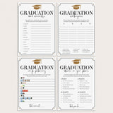 Gold Graduation Party Games Instant Download by LittleSizzle