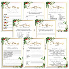 Elegant Christmas Party Games and Activities Printable by LittleSizzle