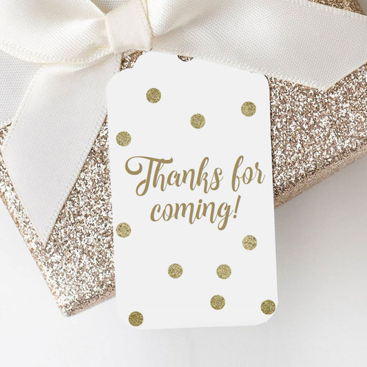 Gold thank you tags template by LittleSizzle