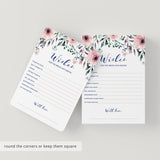 Well Wishes for the Bride and Groom Cards Printable