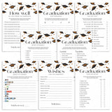 8 Graduation Party Games Printable by LittleSizzle