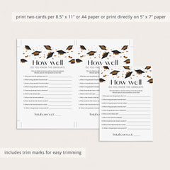 How Well Do You Know The Graduate Printable