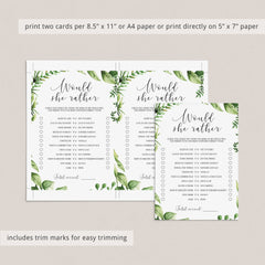 Botanical baby shower party printables by LittleSizzle