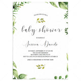Garden themed baby shower invitation by LittleSizzle