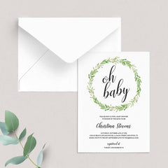 Download Botanical Baby Shower Invitation by LittleSizzle