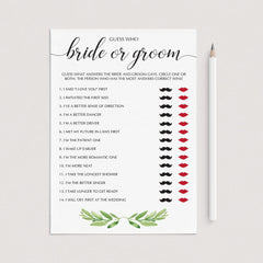 Green leaf would she rather game for bridal party by LittleSizzle
