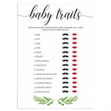 Guess The Baby Features Baby Shower Game Printable by LittleSizzle
