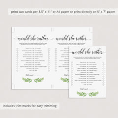 Editable bridal shower games bride or groom by LittleSizzle