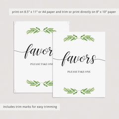 Printable green mimosa bar sign by LittleSizzle