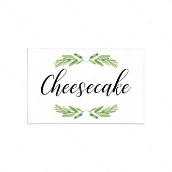 Printable Food Cards Editable PDF Templates | Instant download ...