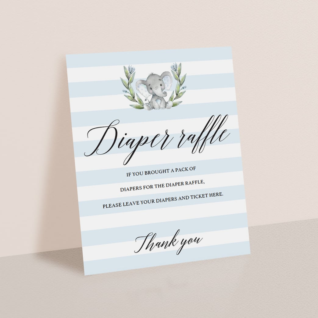 Baby boy shower sign template by LittleSizzle