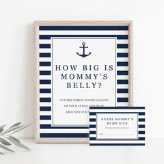Guessing how many nautical baby shower printable game by LittleSizzle