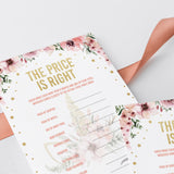 Gold babyshower the price is right game printable by LittleSizzle