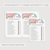 printable baby shower mommy or daddy quiz by LittleSizzle