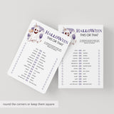 Halloween Games Pack for Adults Printable